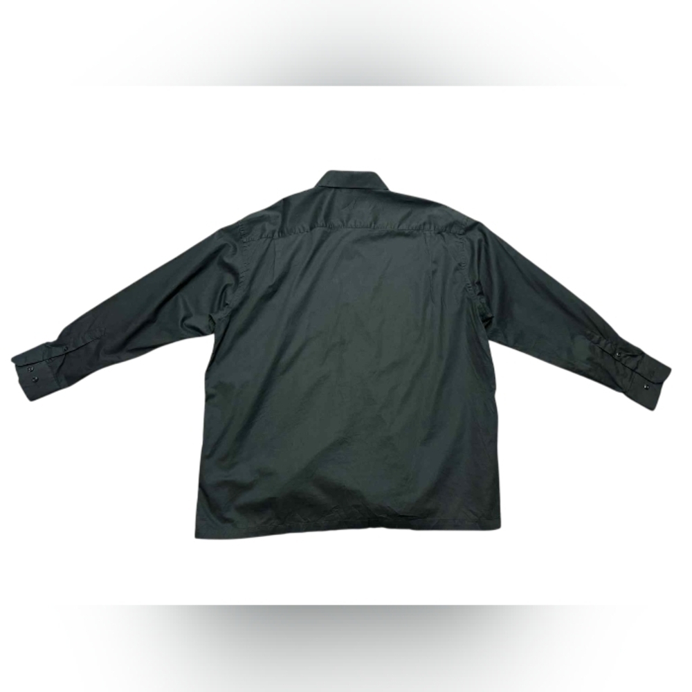 Oscar De La Renta Black Button Down Longsleeve Size 17 1/2 (34/35”) - Picture 5 of 8